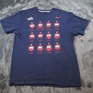 Boston Red Sox 2013 World Series Champions #Getbeard x Nike T-Shirt Navy • Large